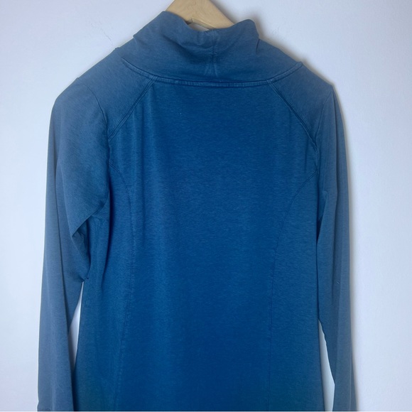 Toad & Co Aurora Cowl Neck Active Dress - Large Turtle Neck Stretchy Tunic - Picture 4 of 6